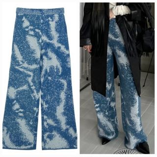 Ameri VINTAGE - AmeriVINTAGE MIX ANIMAL KNIT PANTSの通販 by Ameri VINTAGE - AmeriVINTAGE MIX ANIMAL KNIT PANTSの通販 by