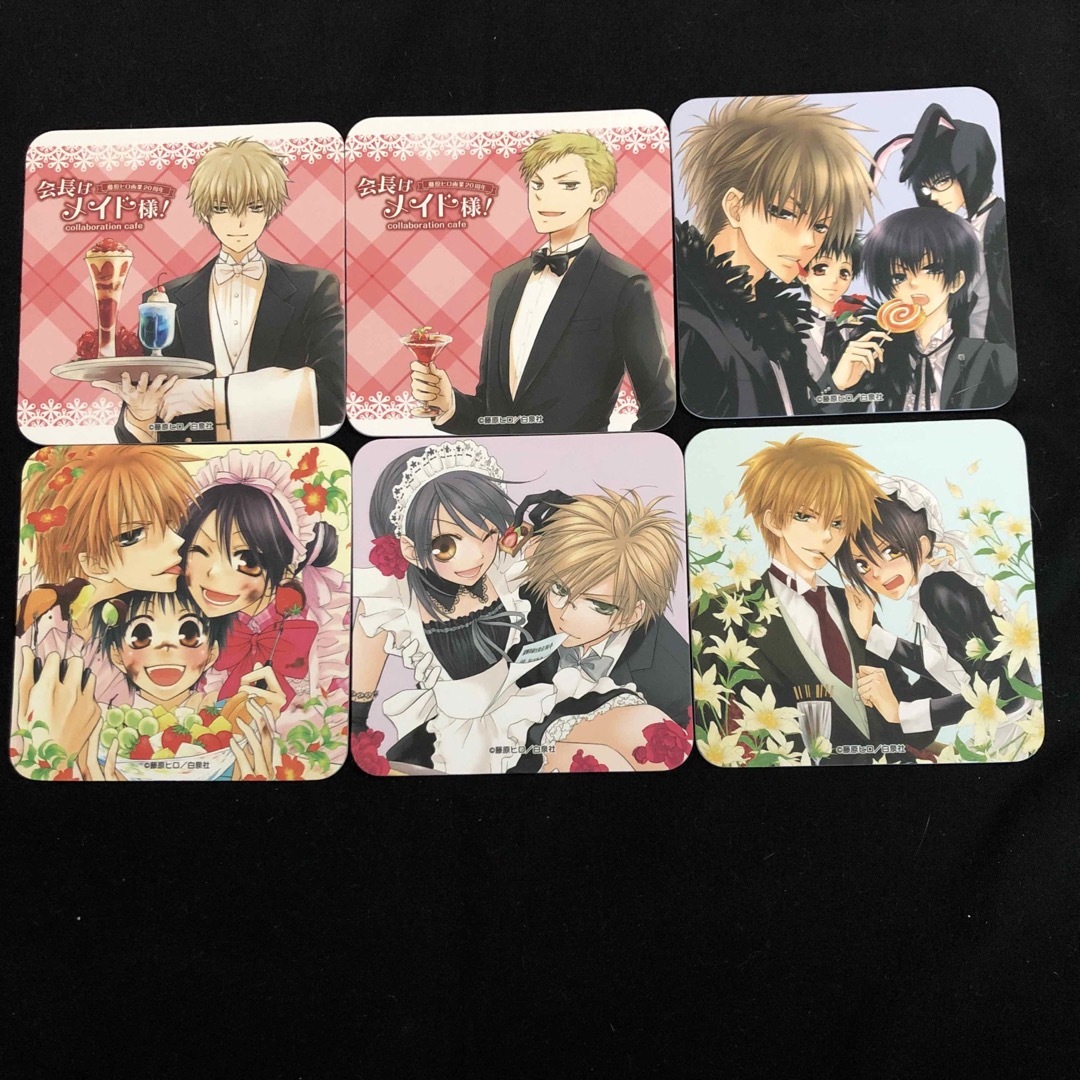 会長はメイド様 コラボカフェ 後半 コースター エンタメ/ホビーのおもちゃ/ぬいぐるみ(キャラクターグッズ)の商品写真