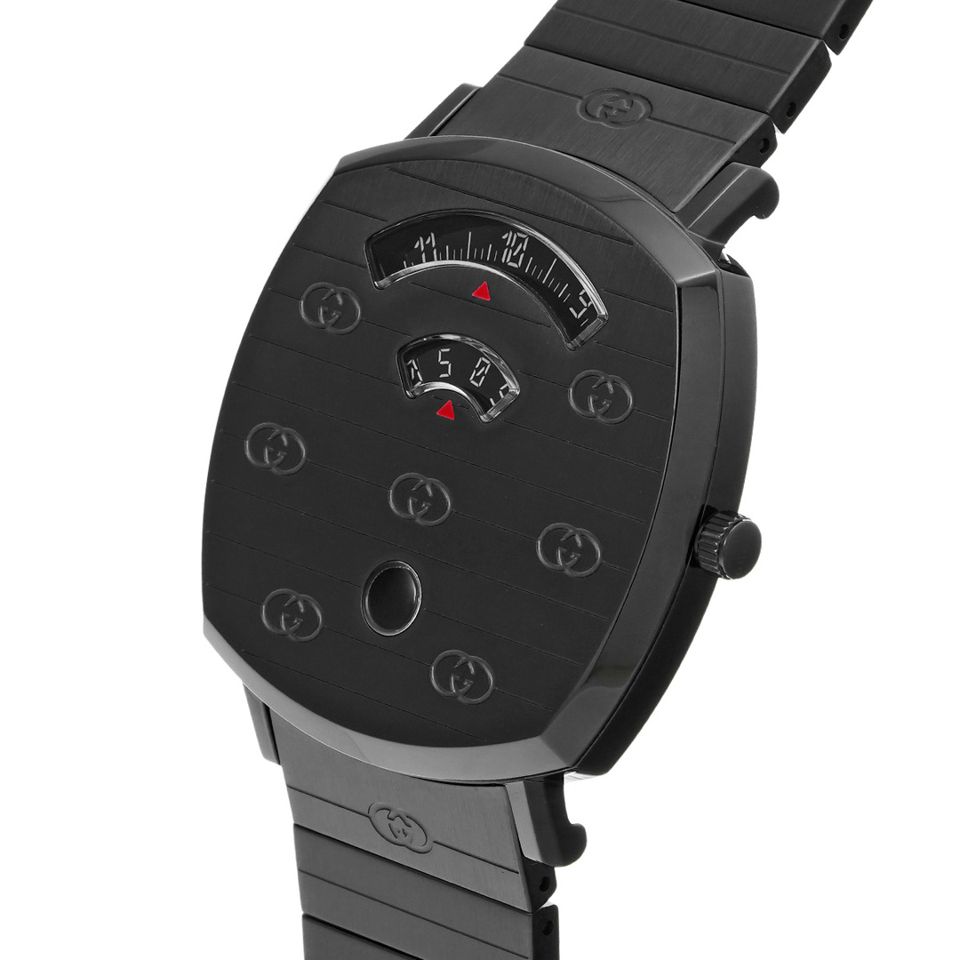 GUCCI - 中古 グッチ GUCCI YA157429 ブラック メンズ 腕時計の GUCCI - 中古 グッチ GUCCI YA157429 ブラック メンズ 腕時計の