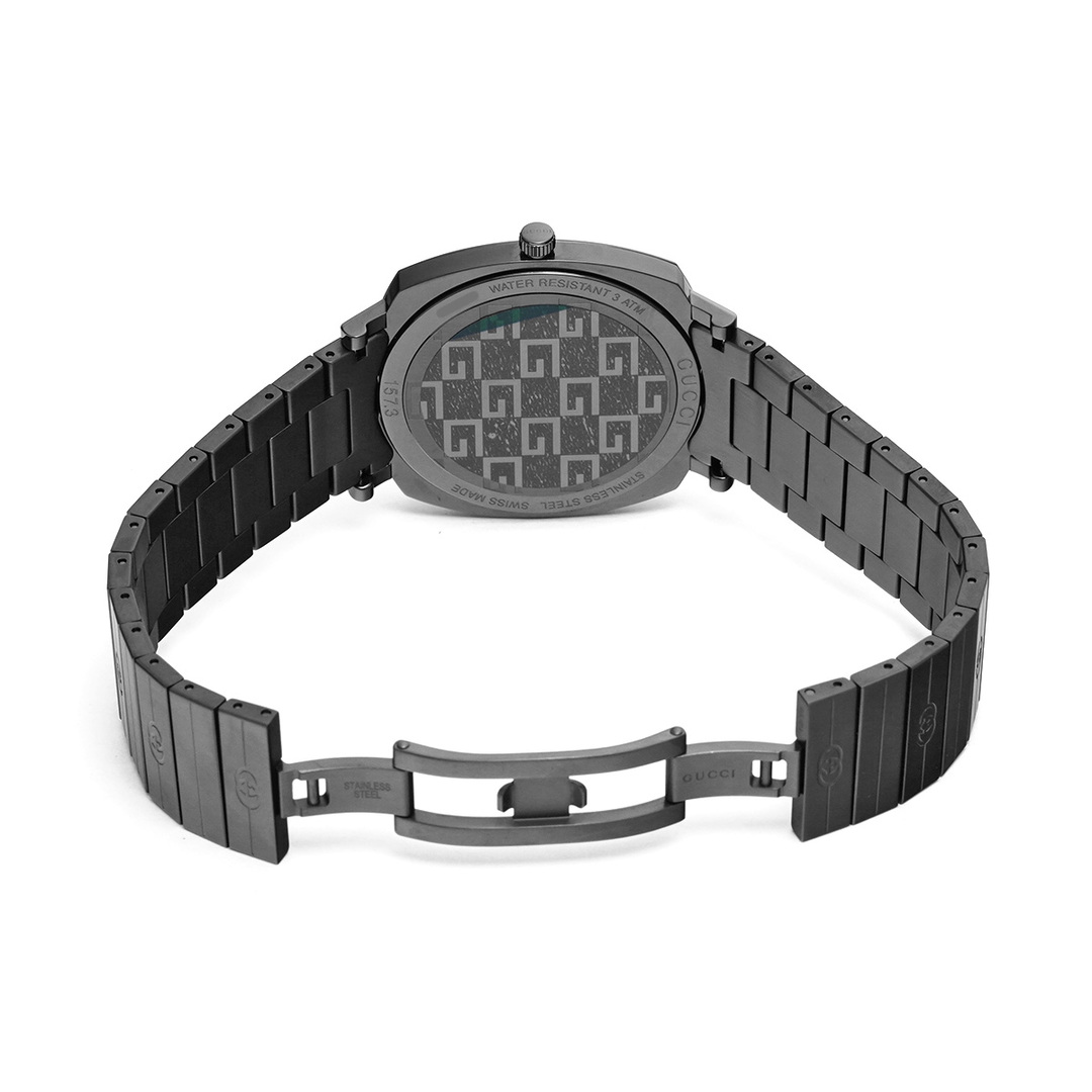 GUCCI - 中古 グッチ GUCCI YA157429 ブラック メンズ 腕時計の GUCCI - 中古 グッチ GUCCI YA157429 ブラック メンズ 腕時計の