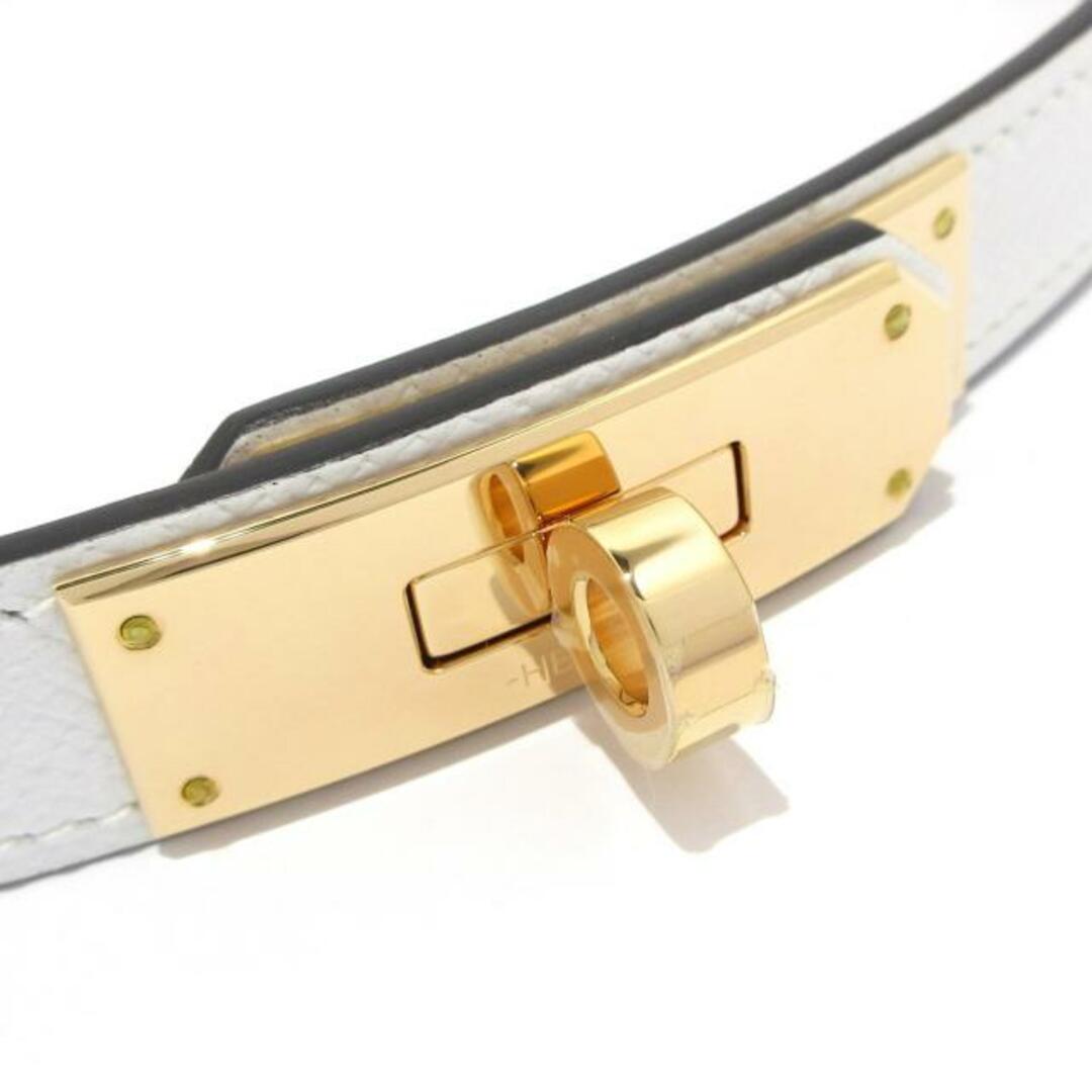 HERMES - HERMES(エルメス) ベルト新品同様 ケリー 白 ピンク HERMES - HERMES(エルメス) ベルト新品同様 ケリー 白 ピンク