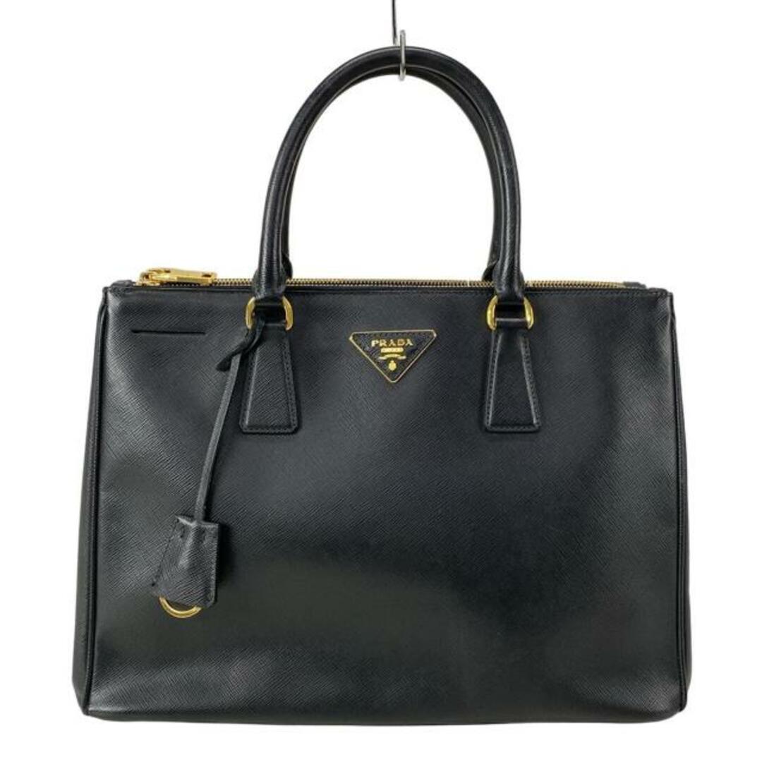 PRADA - PRADA(プラダ) ハンドバッグ ガレリア サフィアーノレザー ラージバッグ 1BA274 黒 レザー