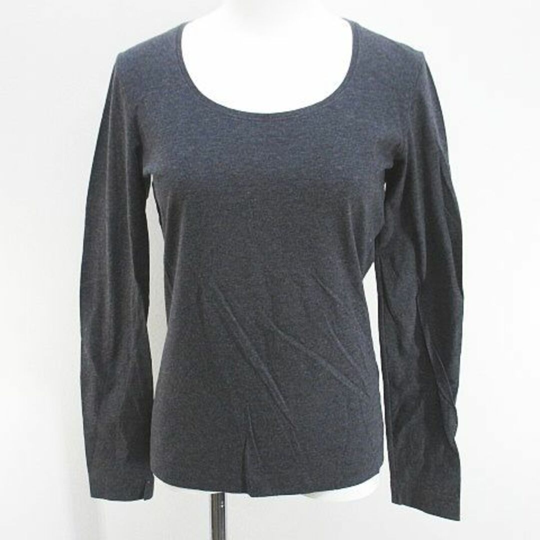 ESCADA - エスカーダ 長袖 Tシャツ カットソー ロンT S 灰系 ESCADA - エスカーダ 長袖 Tシャツ カットソー ロンT S 灰系
