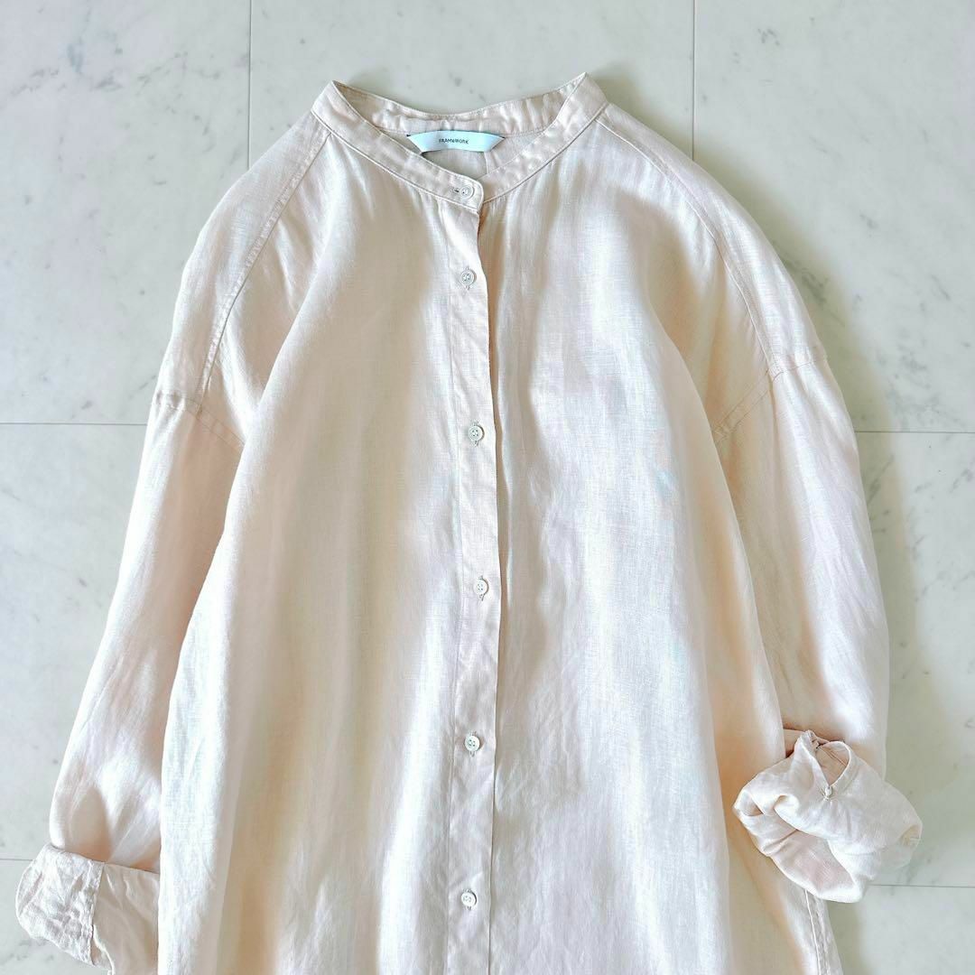 FRAMeWORK - 極美品♪フレームワーク リネン ロングシャツ FRAMeWORK - 極美品♪フレームワーク リネン ロングシャツ