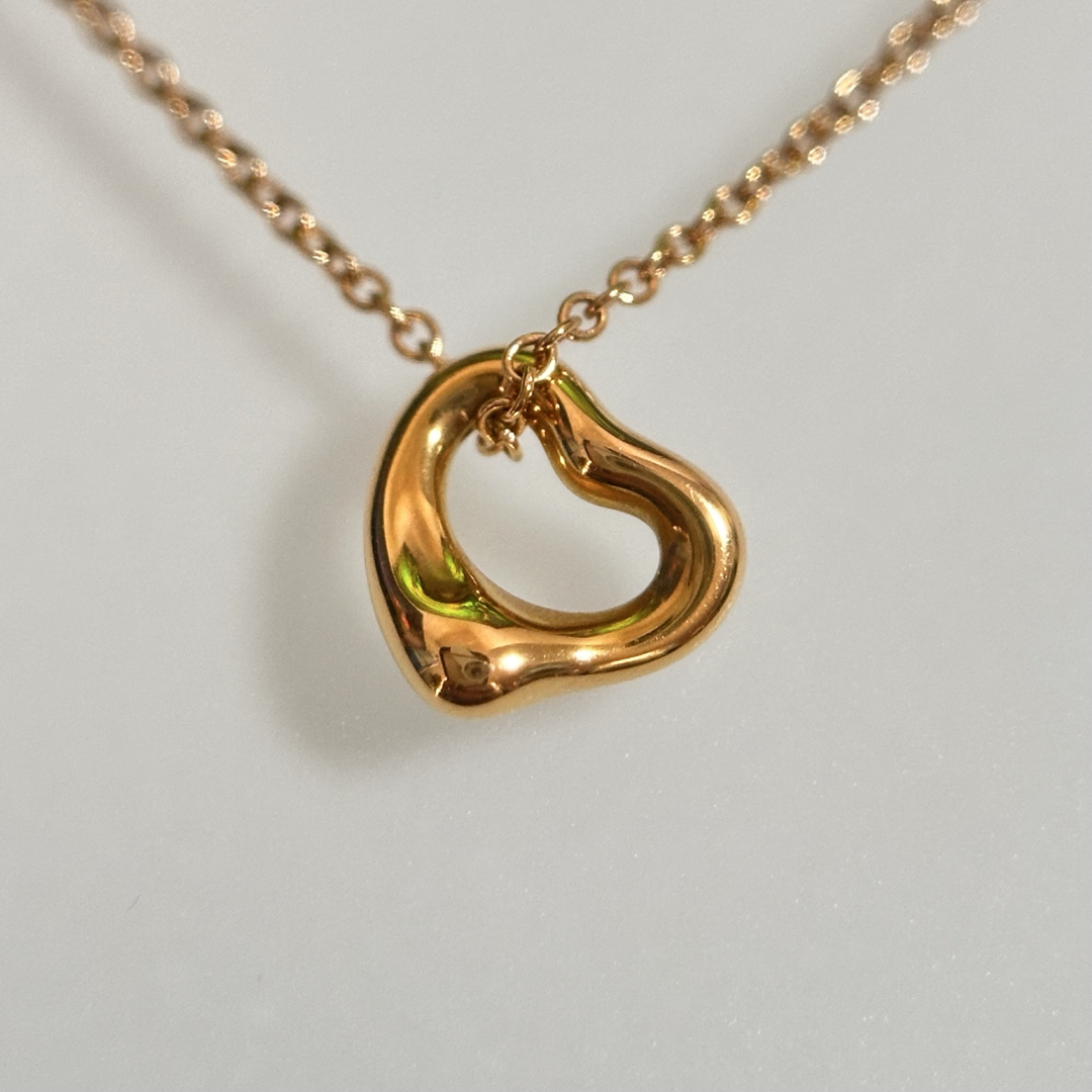 Tiffany & Co. - 新品✨ ティファニー K18YG オープンハート Tiffany & Co. - 新品✨ ティファニー K18YG オープンハート