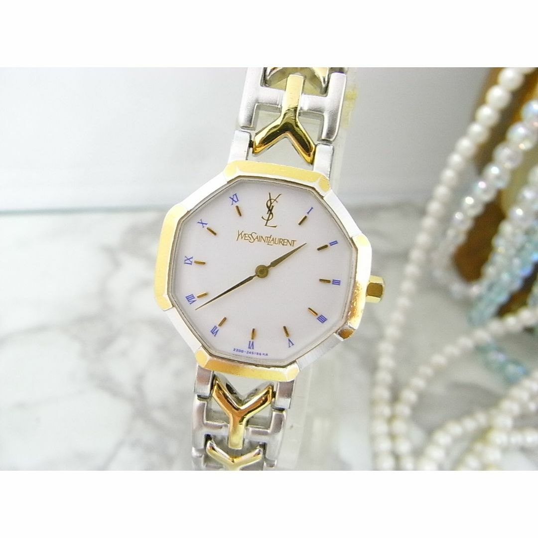 Yves Saint Laurent - 美品 イヴサンローラン YSL オクタゴン Yves Saint Laurent - 美品 イヴサンローラン YSL オクタゴン