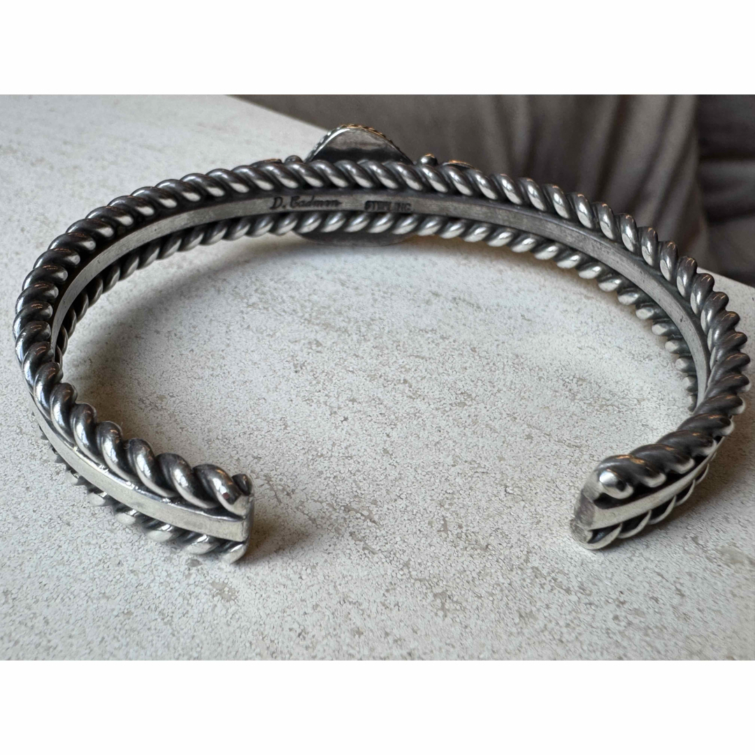 INDIAN JEWELRY - ターコイズ シルバー バングル ブレスレット INDIAN JEWELRY - ターコイズ シルバー バングル ブレスレット