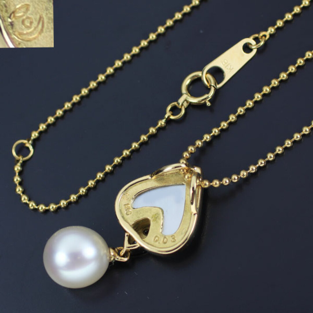 最新モデル 田崎真珠 - TASAKI K18YG シェル/ダイヤモンド アコヤ真珠 その他
