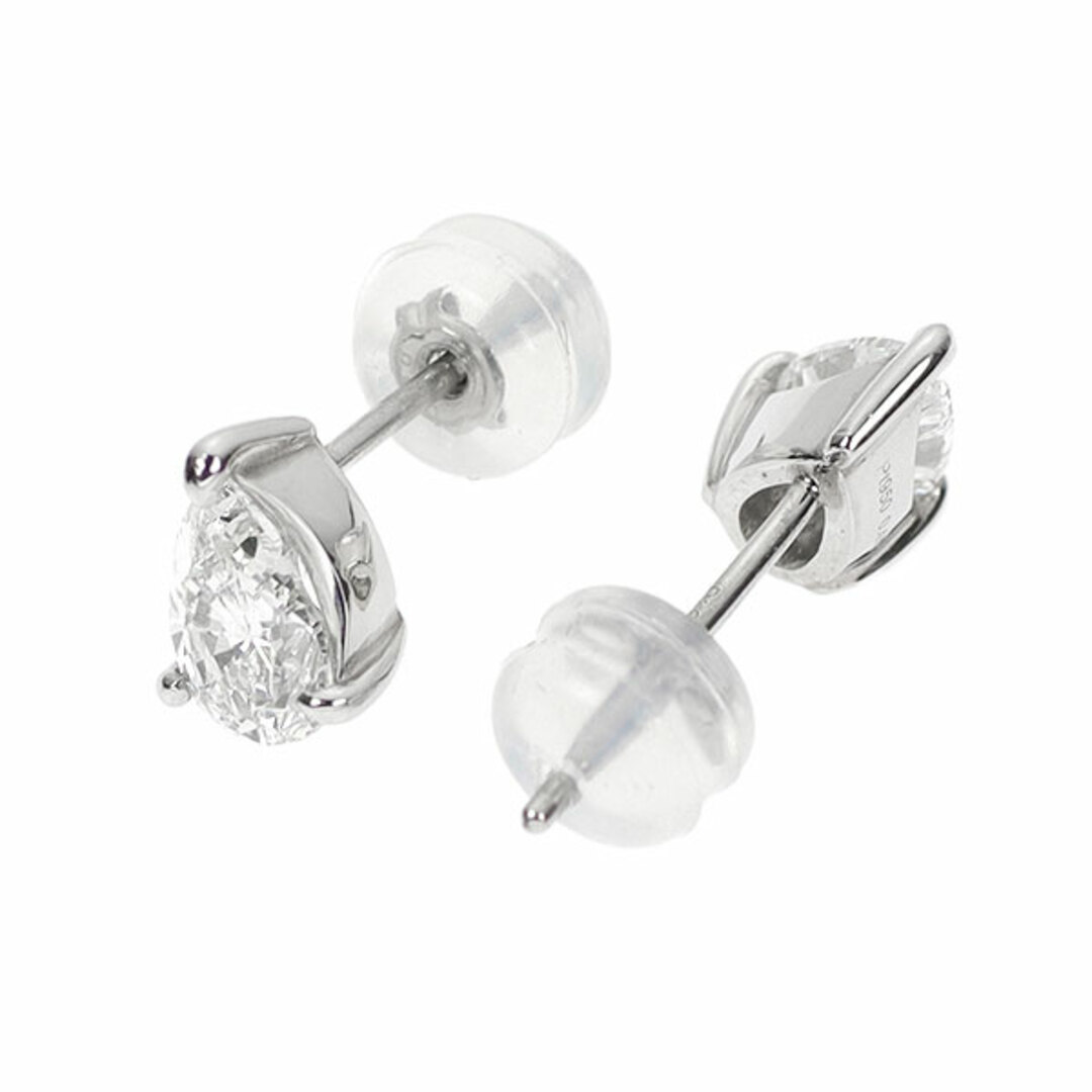 新品 Pt900/ Pt950 ペアシェイプカット ダイヤモンド ピアス 新品 Pt900/ Pt950 ペアシェイプカット ダイヤモンド ピアス