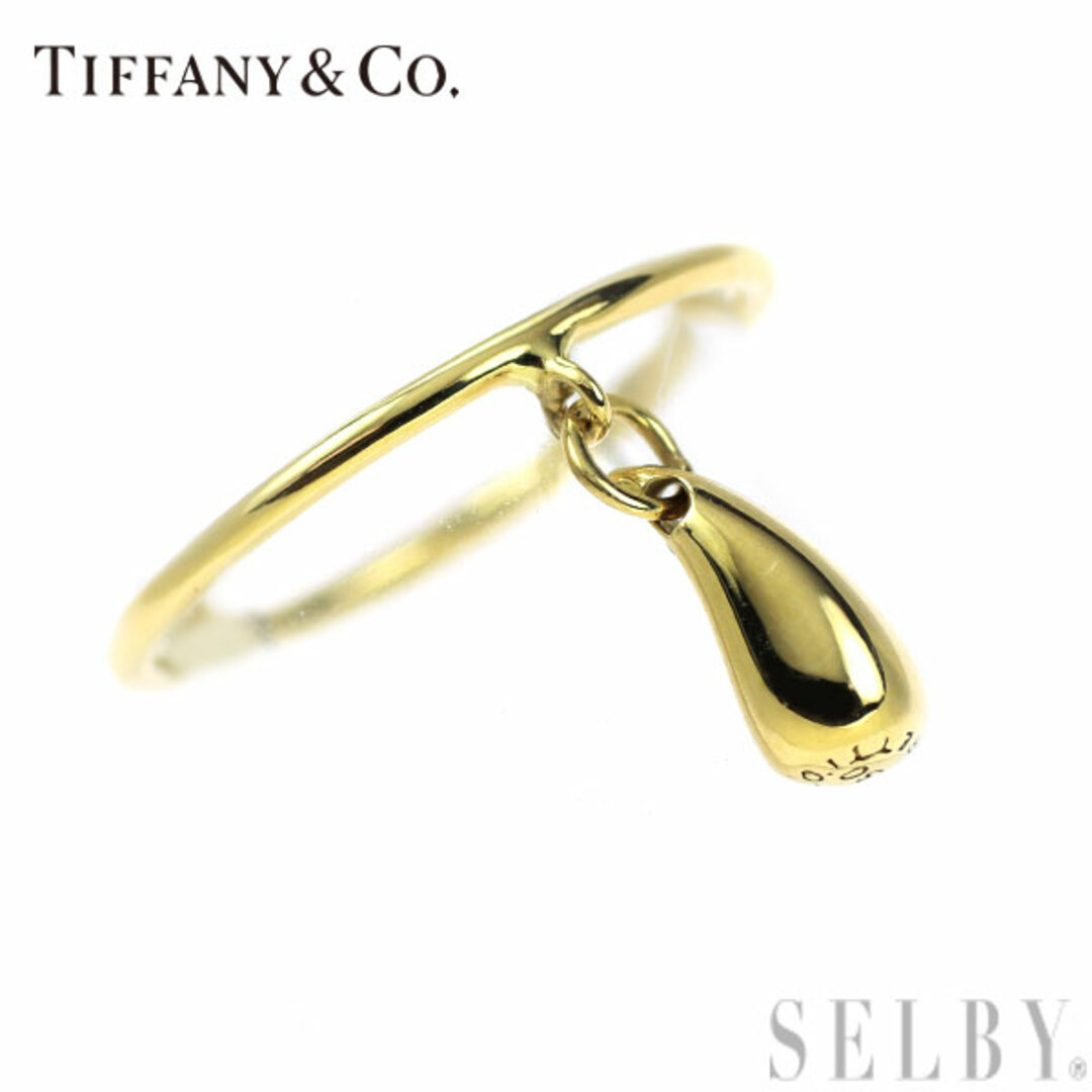Tiffany & Co. - ティファニー K18YG リング ティアドロップの Tiffany & Co. - ティファニー K18YG リング ティアドロップの