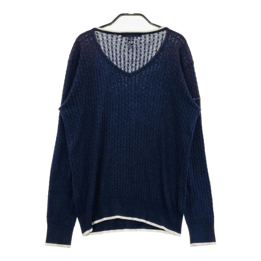 サイズ:38 ZOY ゾーイ Vネック カシミヤ混 ニットセーター サイズ:38 ZOY ゾーイ Vネック カシミヤ混 ニットセーター