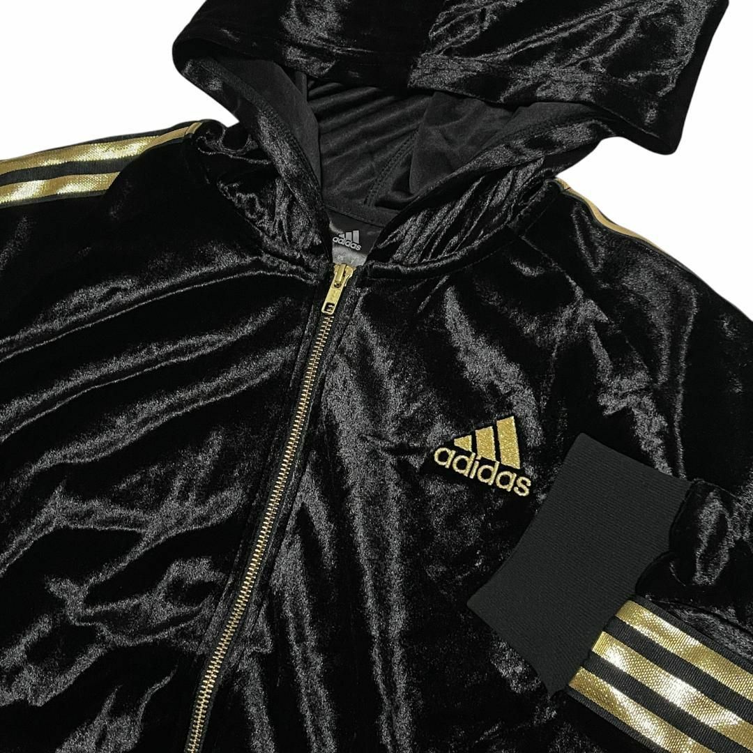 adidas - 【レア◇Y2K】adidas セットアップ ジャージ ベロア XO adidas - 【レア◇Y2K】adidas セットアップ ジャージ ベロア XO