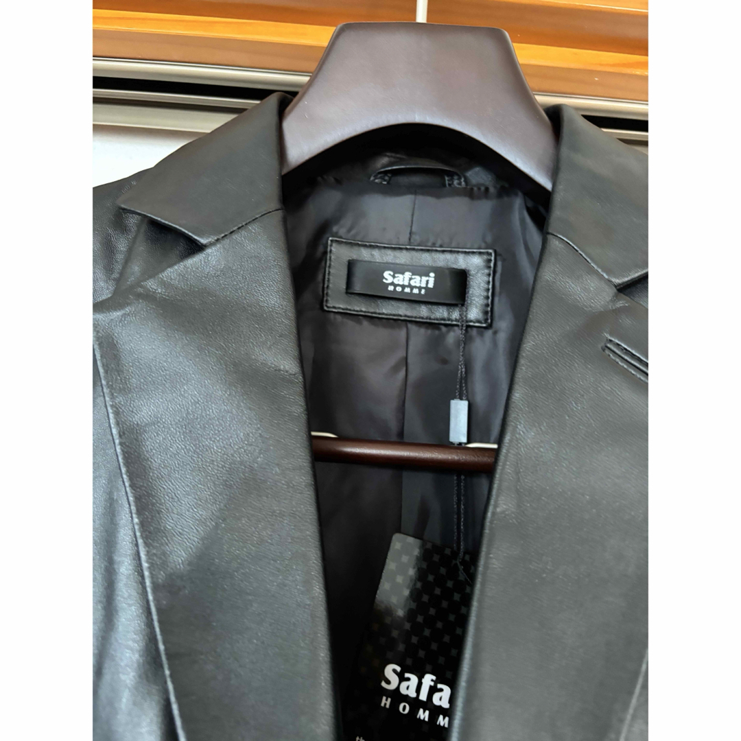 新品未使用safari HOMME サファリオム レザージャケットの通販 新品未使用safari HOMME サファリオム レザージャケットの通販