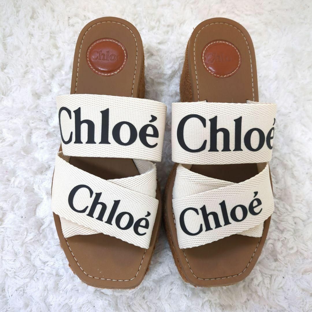 Chloe - 美品✨Chloe Woodyウェッジエスパドリーユ Chloe - 美品✨Chloe Woodyウェッジエスパドリーユ