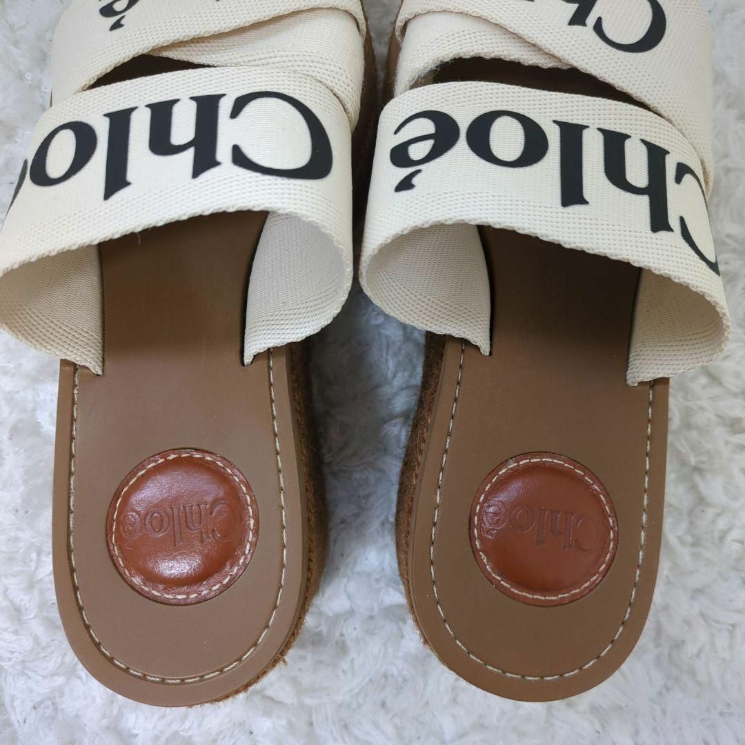Chloe - 美品✨Chloe Woodyウェッジエスパドリーユ Chloe - 美品✨Chloe Woodyウェッジエスパドリーユ