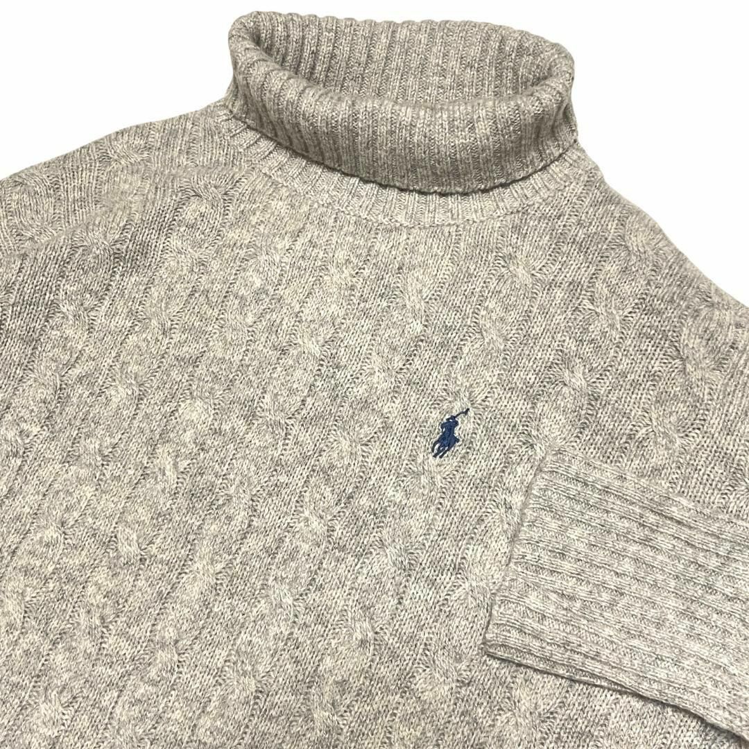 POLO RALPH LAUREN - ポロ ラルフローレン カシミヤ混 ケーブル POLO RALPH LAUREN - ポロ ラルフローレン カシミヤ混 ケーブル
