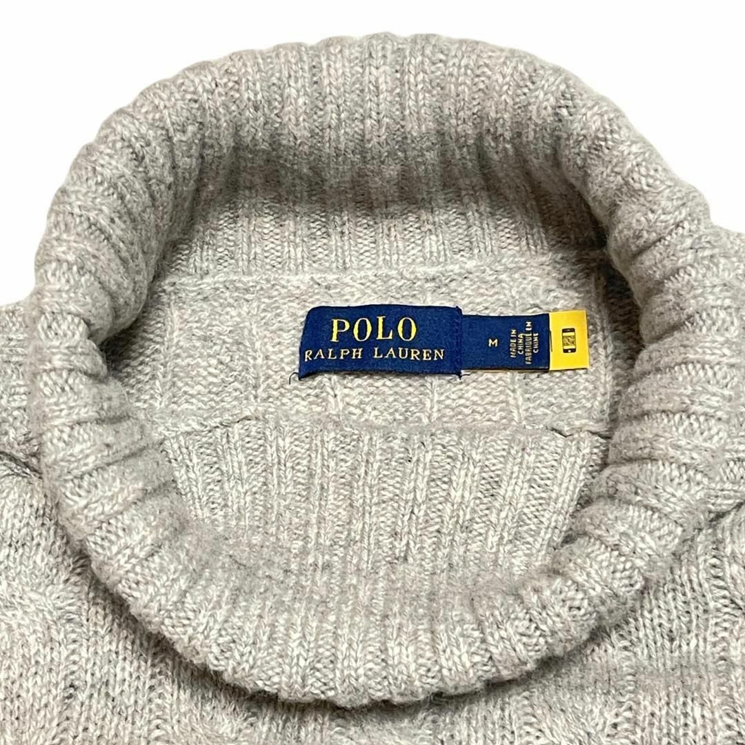 POLO RALPH LAUREN - ポロ ラルフローレン カシミヤ混 ケーブル POLO RALPH LAUREN - ポロ ラルフローレン カシミヤ混 ケーブル
