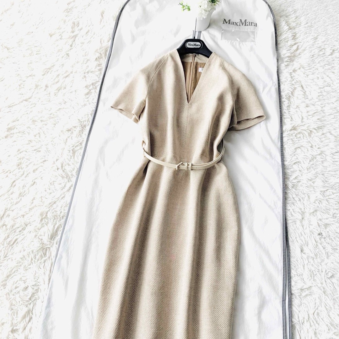Max Mara - 極綺麗‼️最高級 白タグ マックスマーラ リネン100 Max Mara - 極綺麗‼️最高級 白タグ マックスマーラ リネン100