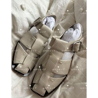 TODAYFUL - トゥデイフル TODAYFUL アンクルクロス サンダル 38 TODAYFUL - トゥデイフル TODAYFUL アンクルクロス サンダル 38
