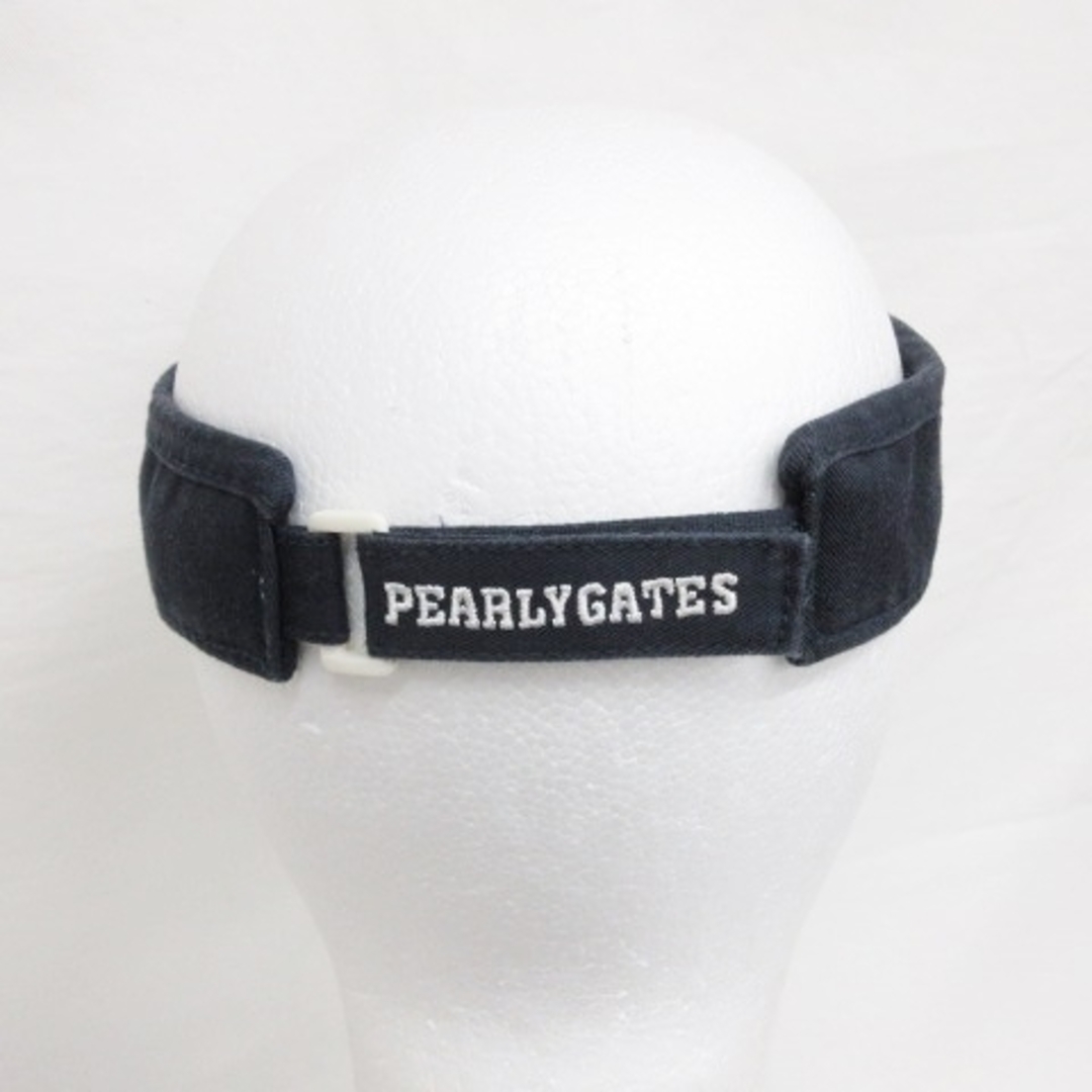PEARLY GATES - パーリーゲイツ PEARLY GATES サンバイザー ロゴ PEARLY GATES - パーリーゲイツ PEARLY GATES サンバイザー ロゴ
