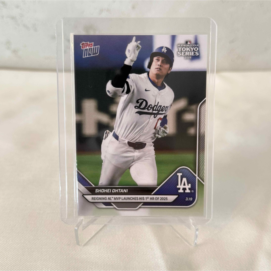 Topps - Topps Now 大谷翔平 2025 東京シリーズ Tokyo seriesの Topps - Topps Now 大谷翔平 2025 東京シリーズ Tokyo seriesの