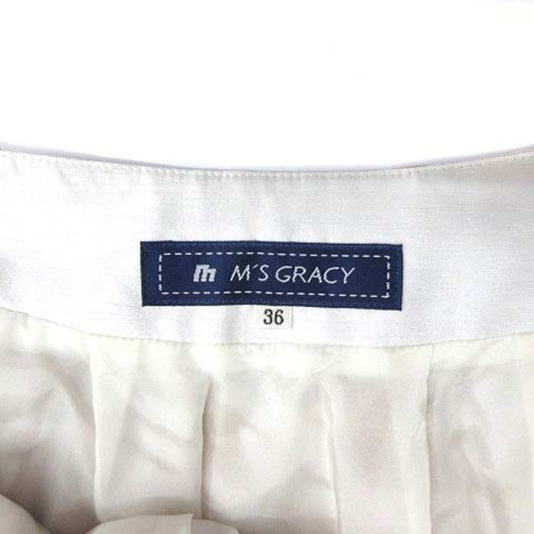M'S GRACY - エムズグレイシー ローズ バラ柄 ジャガード フレア M'S GRACY - エムズグレイシー ローズ バラ柄 ジャガード フレア