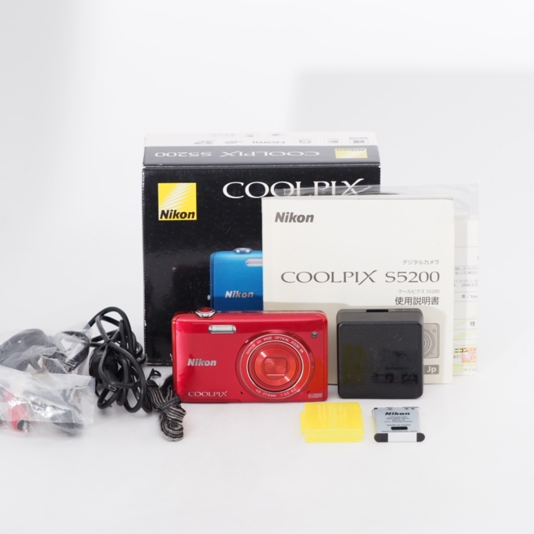 Nikon - Nikon ニコン デジタルカメラ COOLPIX S5200 光学6倍 Nikon - Nikon ニコン デジタルカメラ COOLPIX S5200 光学6倍