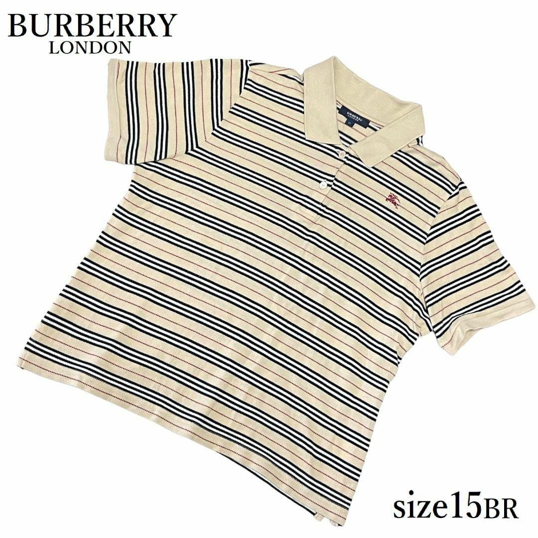 BURBERRY - 【大きいサイズ】バーバリー ロンドン ポロシャツ BURBERRY - 【大きいサイズ】バーバリー ロンドン ポロシャツ