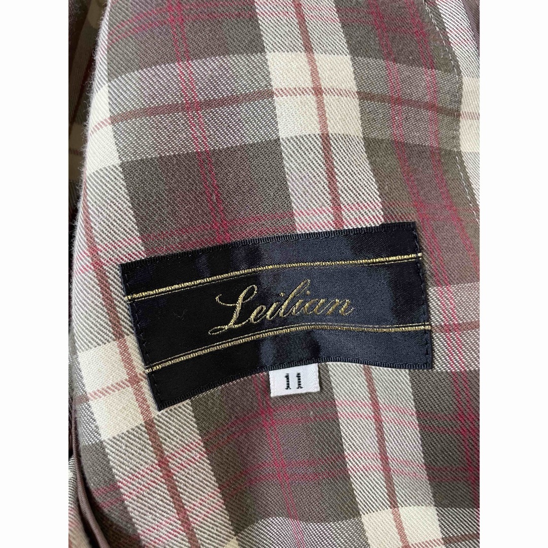 leilian - Leilian レリアン チェック柄ダブルブレスト leilian - Leilian レリアン チェック柄ダブルブレスト