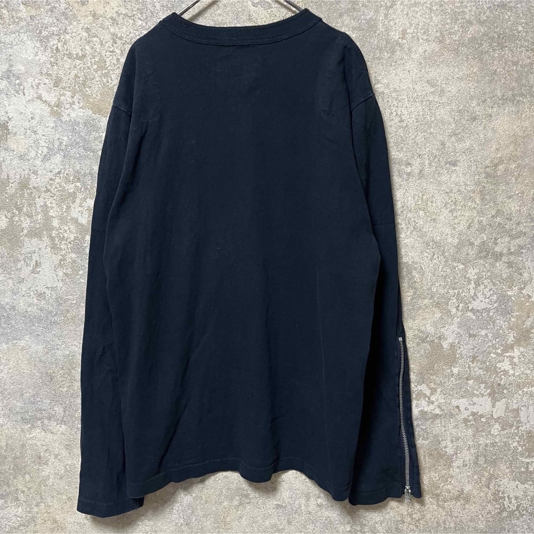 sacai - sacai サカイ 袖ジップ 長袖 カットソー ロンTの通販 by sacai - sacai サカイ 袖ジップ 長袖 カットソー ロンTの通販 by
