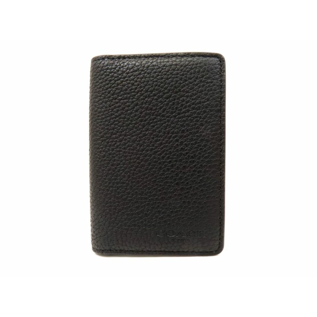 COACH - 【新着】コーチ 91308 レザー ブラック ビジネス カード COACH - 【新着】コーチ 91308 レザー ブラック ビジネス カード