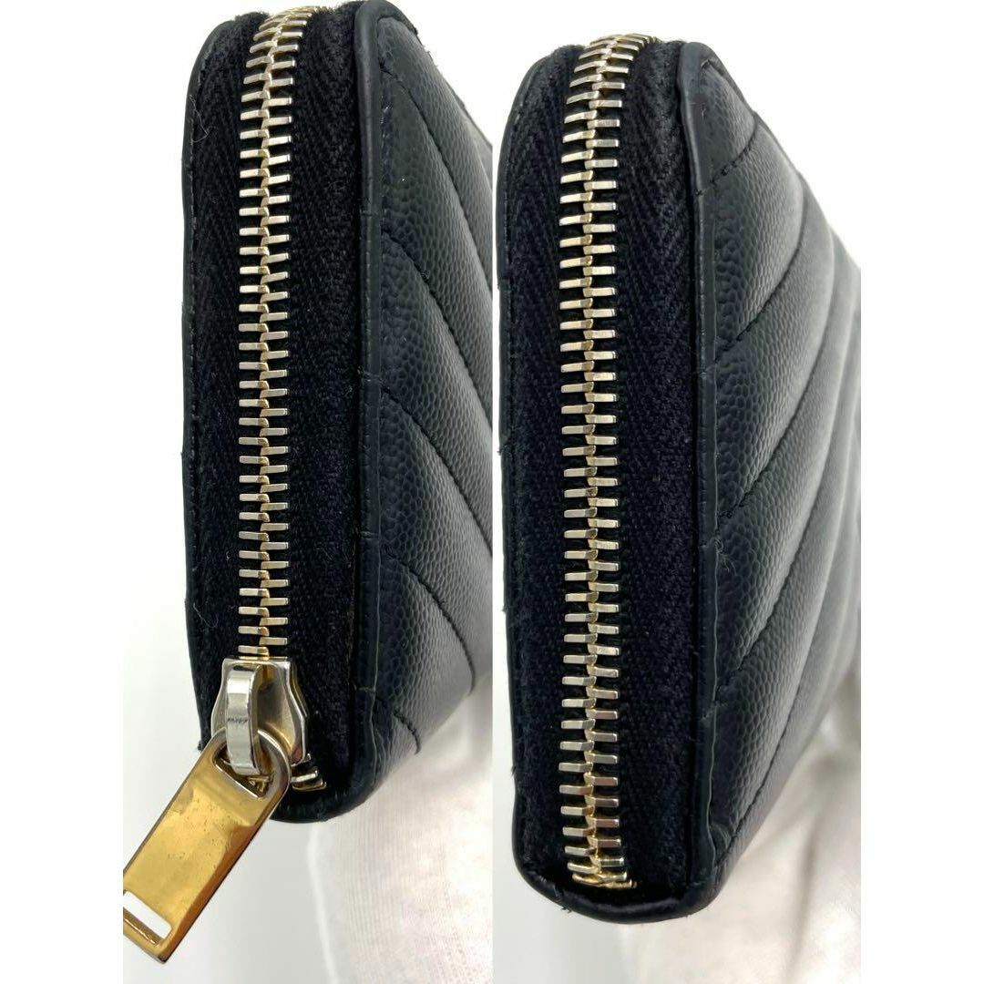 SAINT LAURENT - 【美品】サンローランパリ 長財布 YSL キャビア SAINT LAURENT - 【美品】サンローランパリ 長財布 YSL キャビア