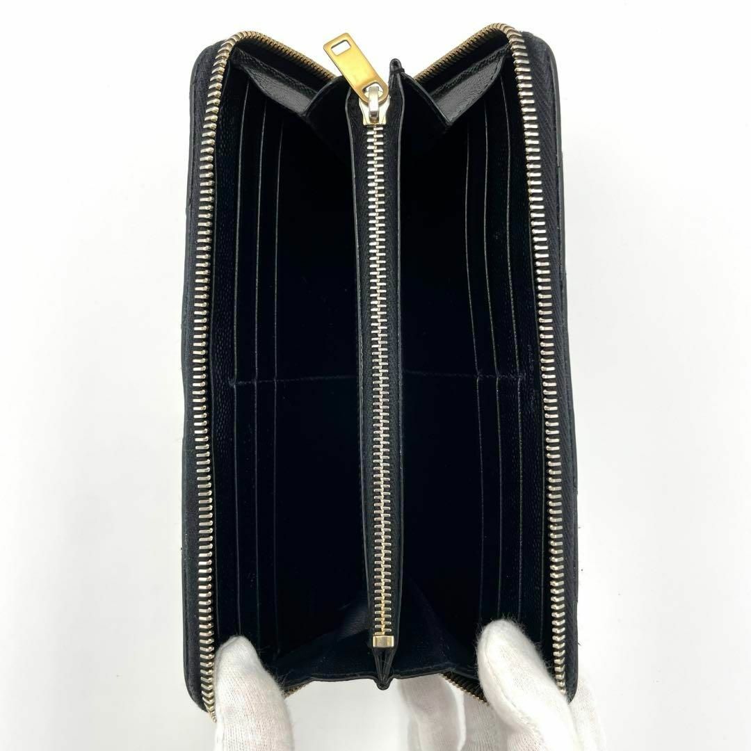 SAINT LAURENT - 【美品】サンローランパリ 長財布 YSL キャビア SAINT LAURENT - 【美品】サンローランパリ 長財布 YSL キャビア