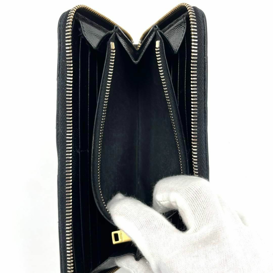 SAINT LAURENT - 【美品】サンローランパリ 長財布 YSL キャビア SAINT LAURENT - 【美品】サンローランパリ 長財布 YSL キャビア