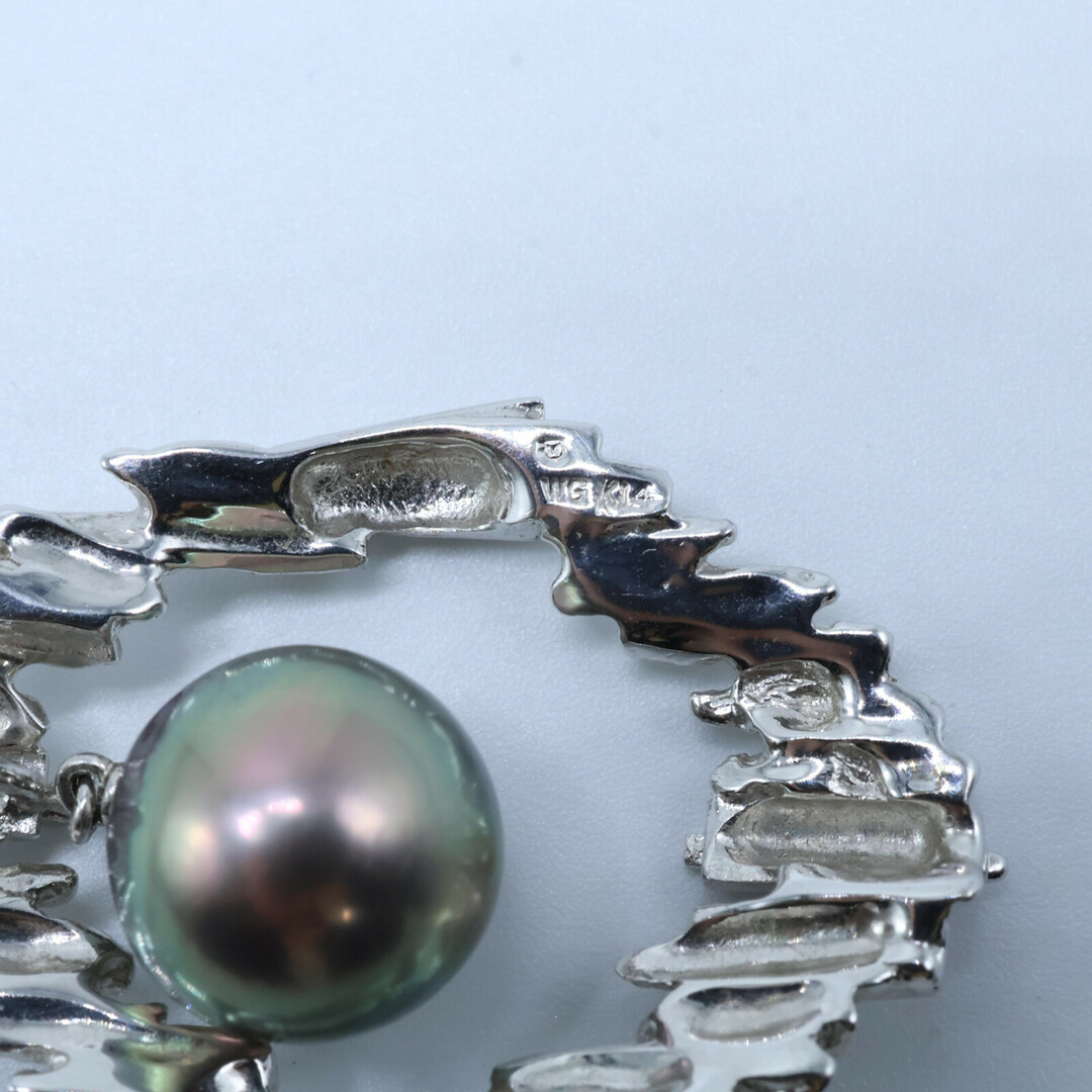 MIKIMOTO - ミキモト K14WG 黒蝶真珠10㎜ サークルの通販 by MIKIMOTO - ミキモト K14WG 黒蝶真珠10㎜ サークルの通販 by