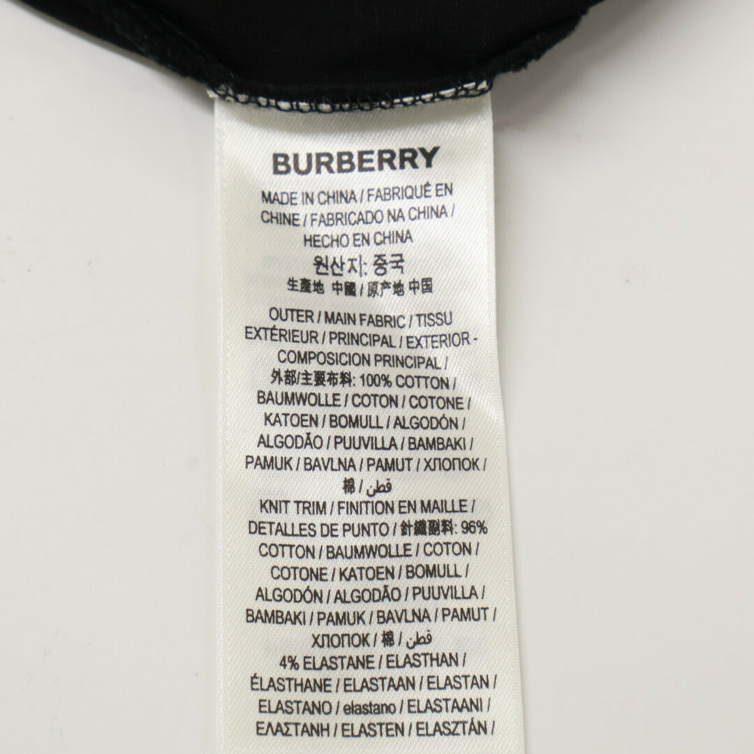 BURBERRY - バーバリー 美品 8055307 ブラック BURBERRYロゴ BURBERRY - バーバリー 美品 8055307 ブラック BURBERRYロゴ