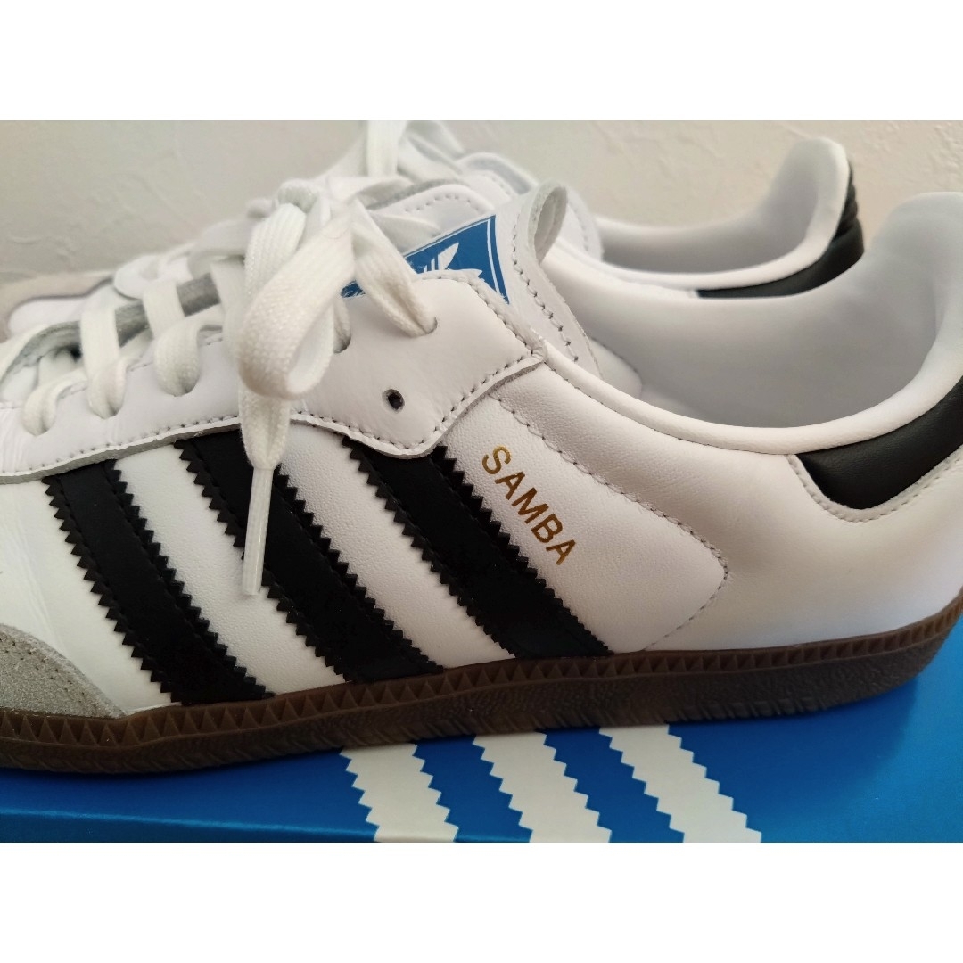 adidas - 【26.5㌢】adidas サンバ OG 白 箱ありの通販 by adidas - 【26.5㌢】adidas サンバ OG 白 箱ありの通販 by