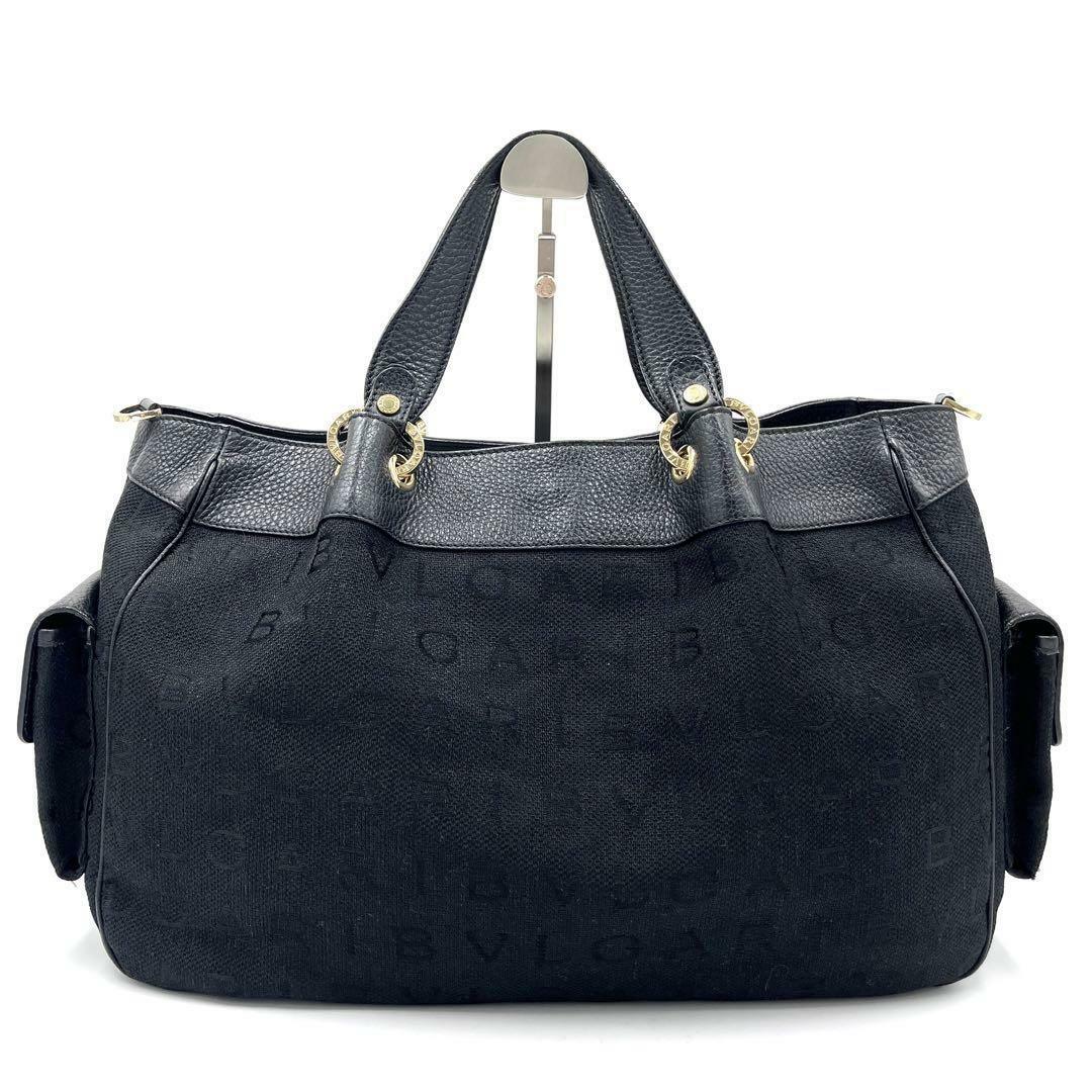 BVLGARI - BVLGARI ブルガリ ロゴマニア 2way トートバッグ BVLGARI - BVLGARI ブルガリ ロゴマニア 2way トートバッグ