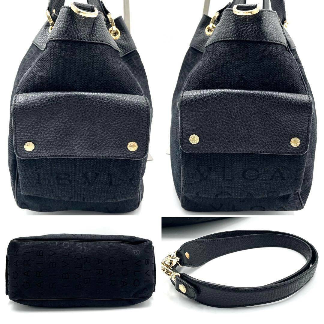 BVLGARI - BVLGARI ブルガリ ロゴマニア 2way トートバッグ BVLGARI - BVLGARI ブルガリ ロゴマニア 2way トートバッグ