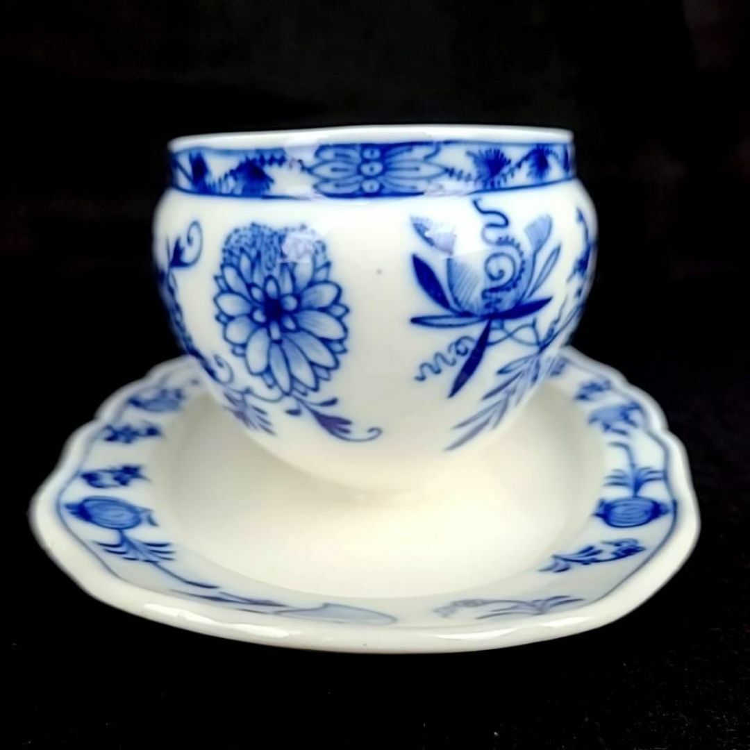 MEISSEN - ♪良品♪マイセン ブルーオニオン ソースポット MEISSEN - ♪良品♪マイセン ブルーオニオン ソースポット