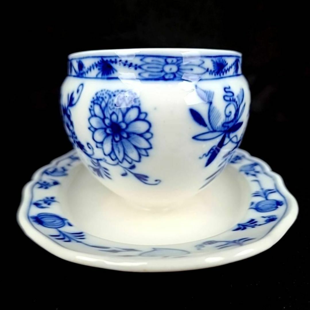 MEISSEN - ♪良品♪マイセン ブルーオニオン ソースポット MEISSEN - ♪良品♪マイセン ブルーオニオン ソースポット