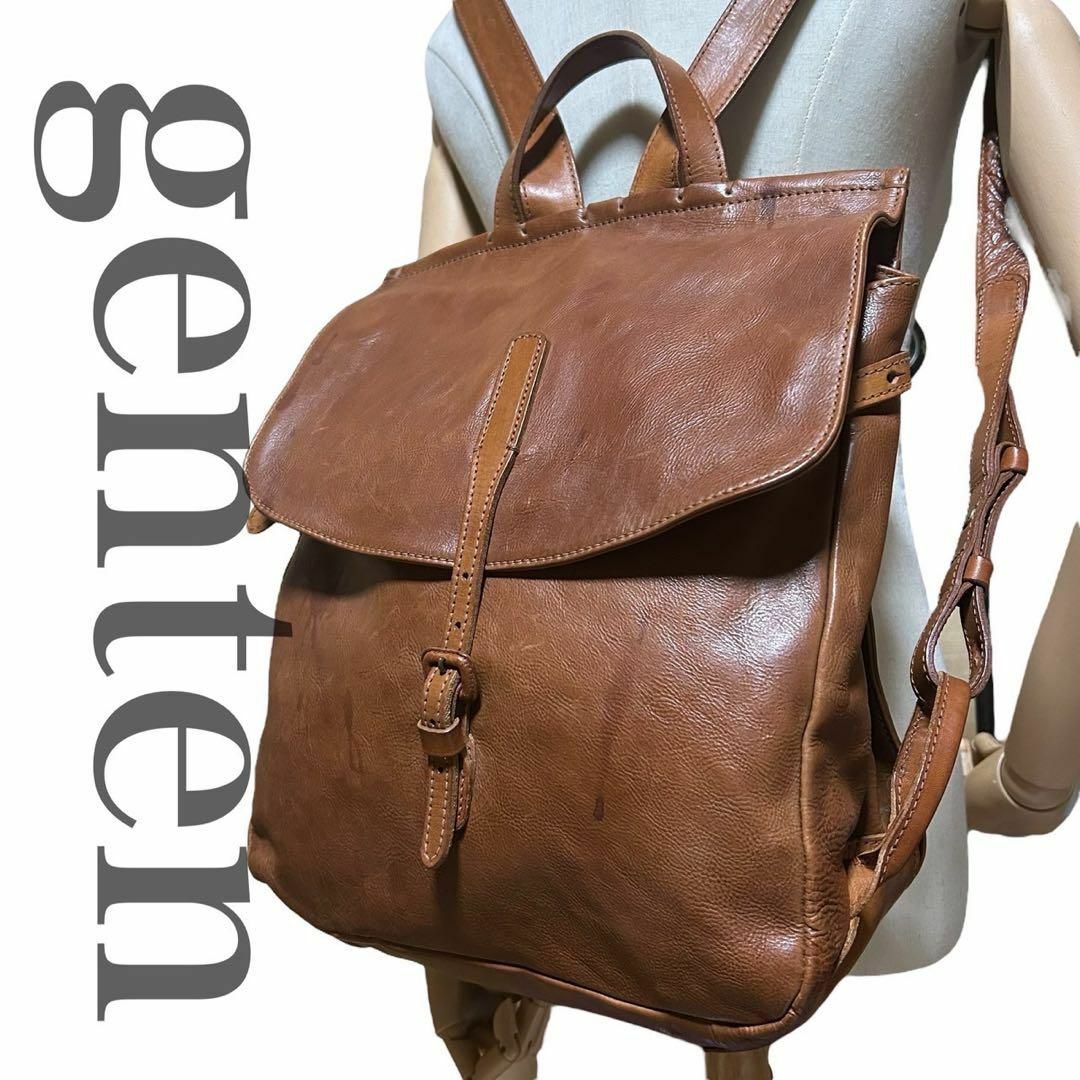 genten - 良品 ゲンテン リュックサック バックパック レザー 本 genten - 良品 ゲンテン リュックサック バックパック レザー 本