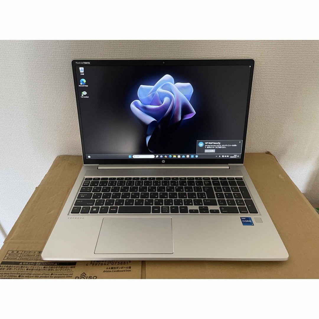 hp - 美品HP ProBook 450G9 I7-1255U16GBSSD 512GBの通販 by hp - 美品HP ProBook 450G9 I7-1255U16GBSSD 512GBの通販 by