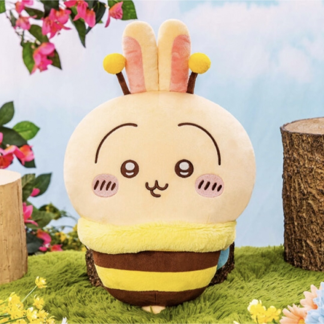 新品未使用 ちいかわ ハチさんBIGぬいぐるみ 約30㎝ ハチワレ 新品未使用 ちいかわ ハチさんBIGぬいぐるみ 約30㎝ ハチワレ