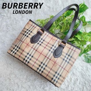 BURBERRY - バーバリー スモール バナー 2WAYトート(チェック柄 BURBERRY - バーバリー スモール バナー 2WAYトート(チェック柄