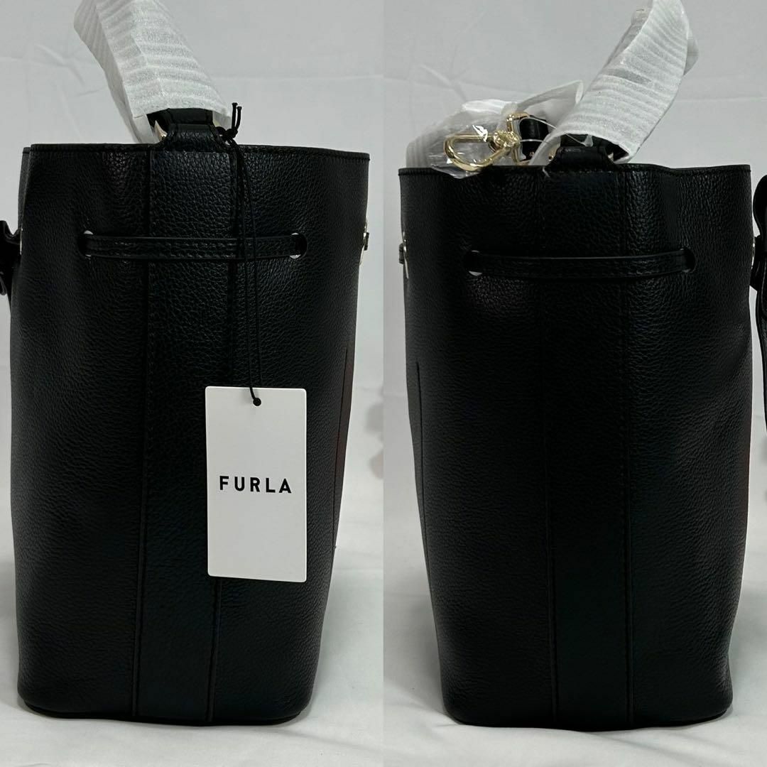 FURLA - 【新品/付属品完備】フルラ ステイシー 巾着 2way FURLA - 【新品/付属品完備】フルラ ステイシー 巾着 2way