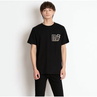 MONCLER - ☆希少☆ MONCLER Wロゴワッペン Tシャツ M ブラック MONCLER - ☆希少☆ MONCLER Wロゴワッペン Tシャツ M ブラック