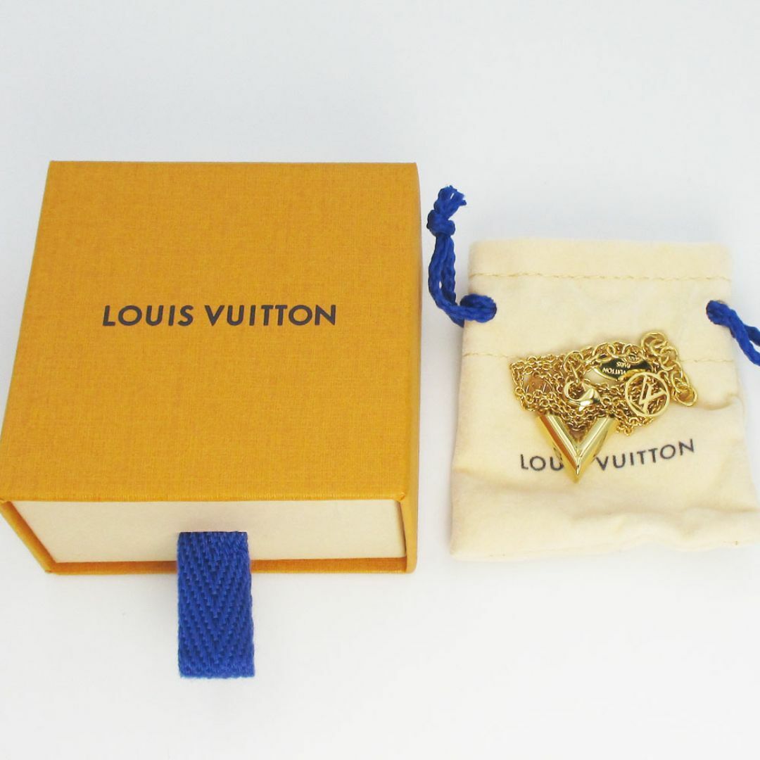 LOUIS VUITTON - LV ルイヴィトン エッセンシャル V ネックレス LOUIS VUITTON - LV ルイヴィトン エッセンシャル V ネックレス