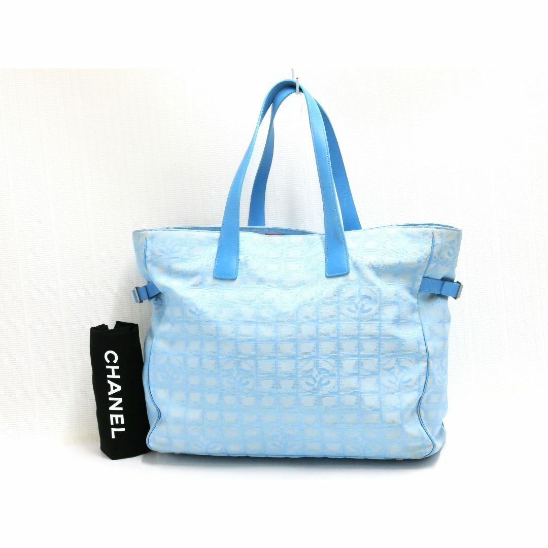 CHANEL - シャネル　ニュートラベルライン　トートバッグGM　水色　CHANEL　18699933