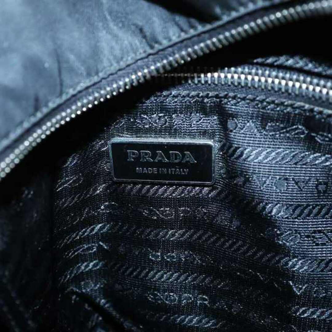 PRADA - プラダ ハンドバッグ トート ナイロン レザー 三角 PRADA - プラダ ハンドバッグ トート ナイロン レザー 三角